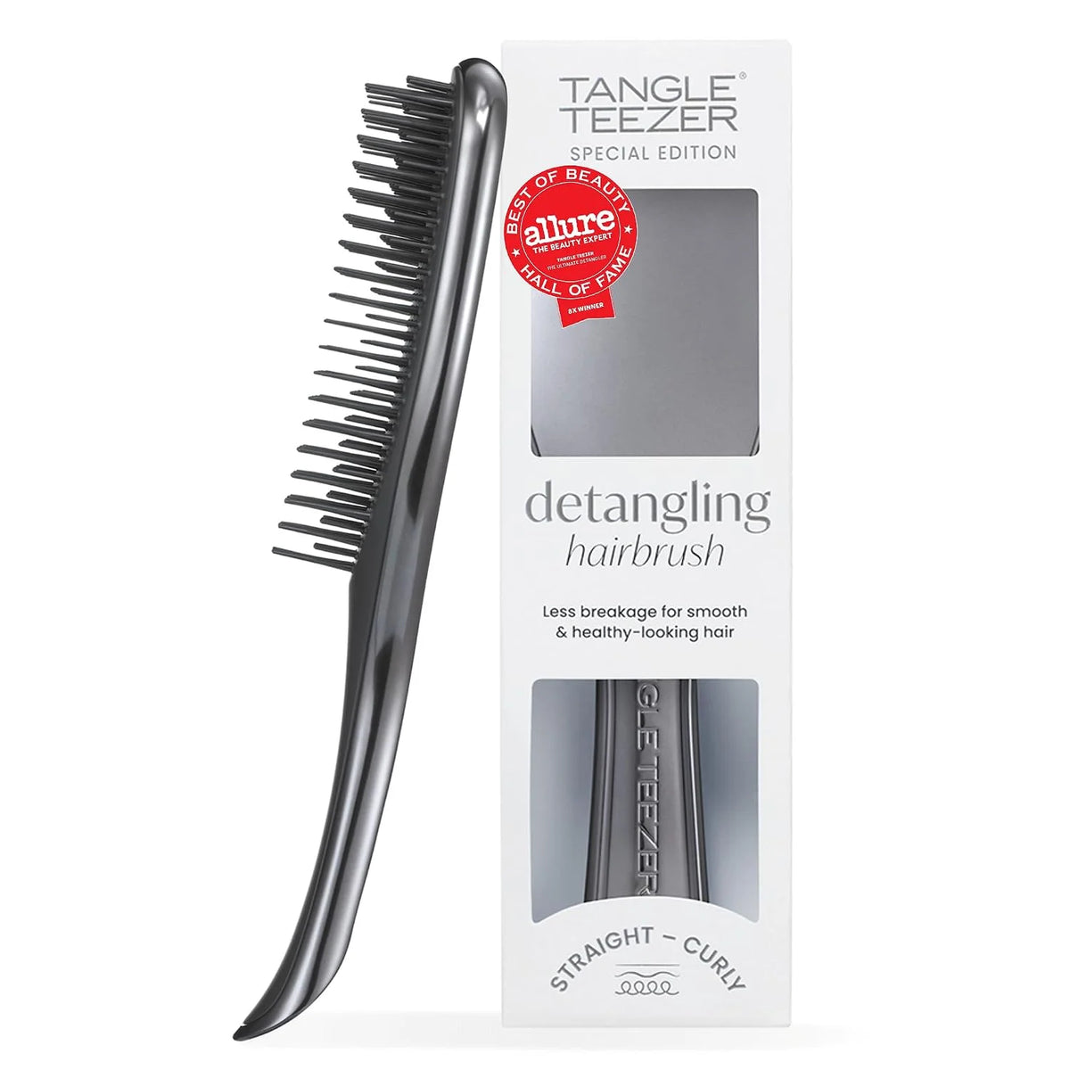 Tangle Teezer Chrome Ultimate Detangler Brush for Wet & Dry Hair, Eliminates Knots & Reduces Breakage for Straight to Curly Hair Types, Chocolate Bronze (Pack of 3)