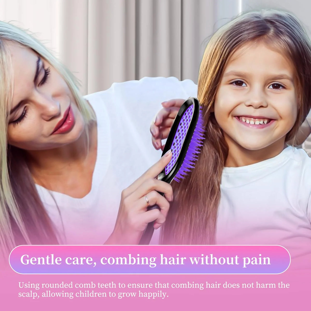 Detangling Brush,1 Pack Detangler Brush, Gentle & Effective Detangling on Wet or Dry Fragile Hair Types,Ultra-light, Detangling Brsuh ventilated and antistatic hairbrush (green1)
