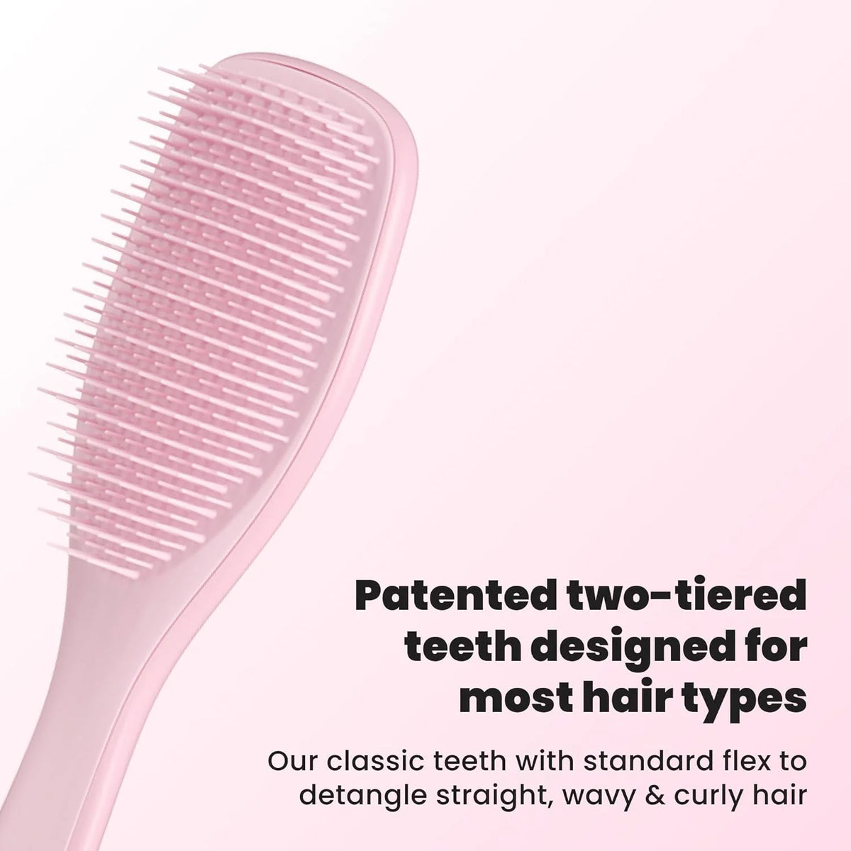 Tangle Teezer Ultimate Detangler Brush, Straight to Wavy, Cappuccino