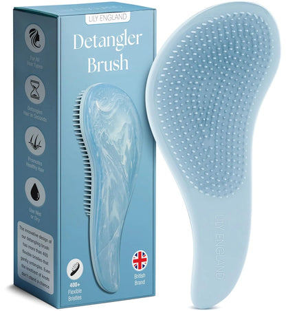 Lily England Detangling Comb & Brush Set for Girls, Tail & Wide Tooth Comb