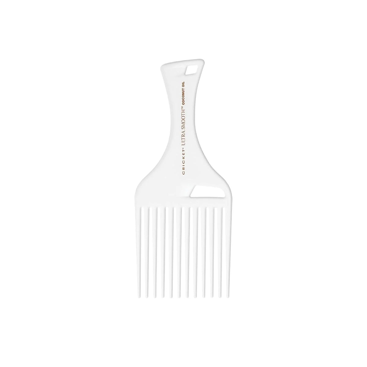 Cricket Ultra Smooth Coconut Conditioning Comb – Infused with Coconut Oil & Keratin for Frizz-Free Shine and Hydration, Ideal for Mid-Length, Thick, and Textured Hair