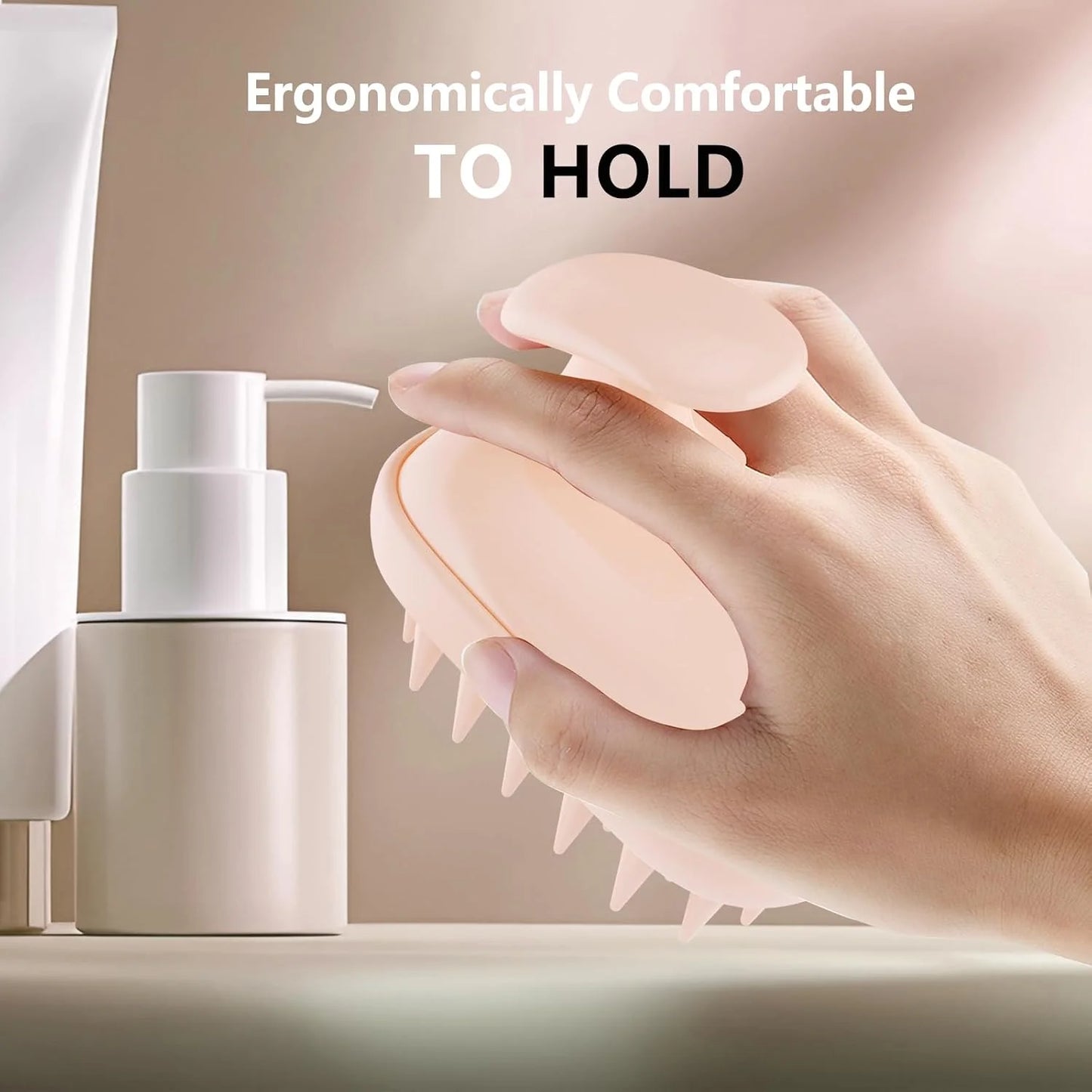 Scalp Scrubber Massager Shampoo Brush,Exfoliator for Dandruff & Hair Growth