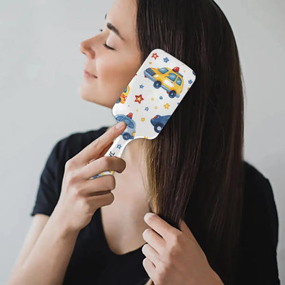 Personalized Cool-Rocket Detangler-Hair-Brush for Kids-Boys,Glides Through Tangles Comb,Custom Name Hair Brushes for All Hair Types Wet/Dry/Curly/Thick Hair,Dark Blue