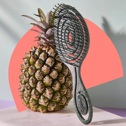 Ninabella Detangler Brush - No Tangle Hair Brush for Women, Fine, Thick and Long Hair - Hairbrush for Wet and Dry Hair, Gentle on the Scalp - Elegant Black