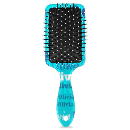 Personalized Name Hair Brush Detangler Brush Gifts for Women Man Custom Detangler-Hair-Brush Kids-Toddler-Girls for Travel All Hair Types