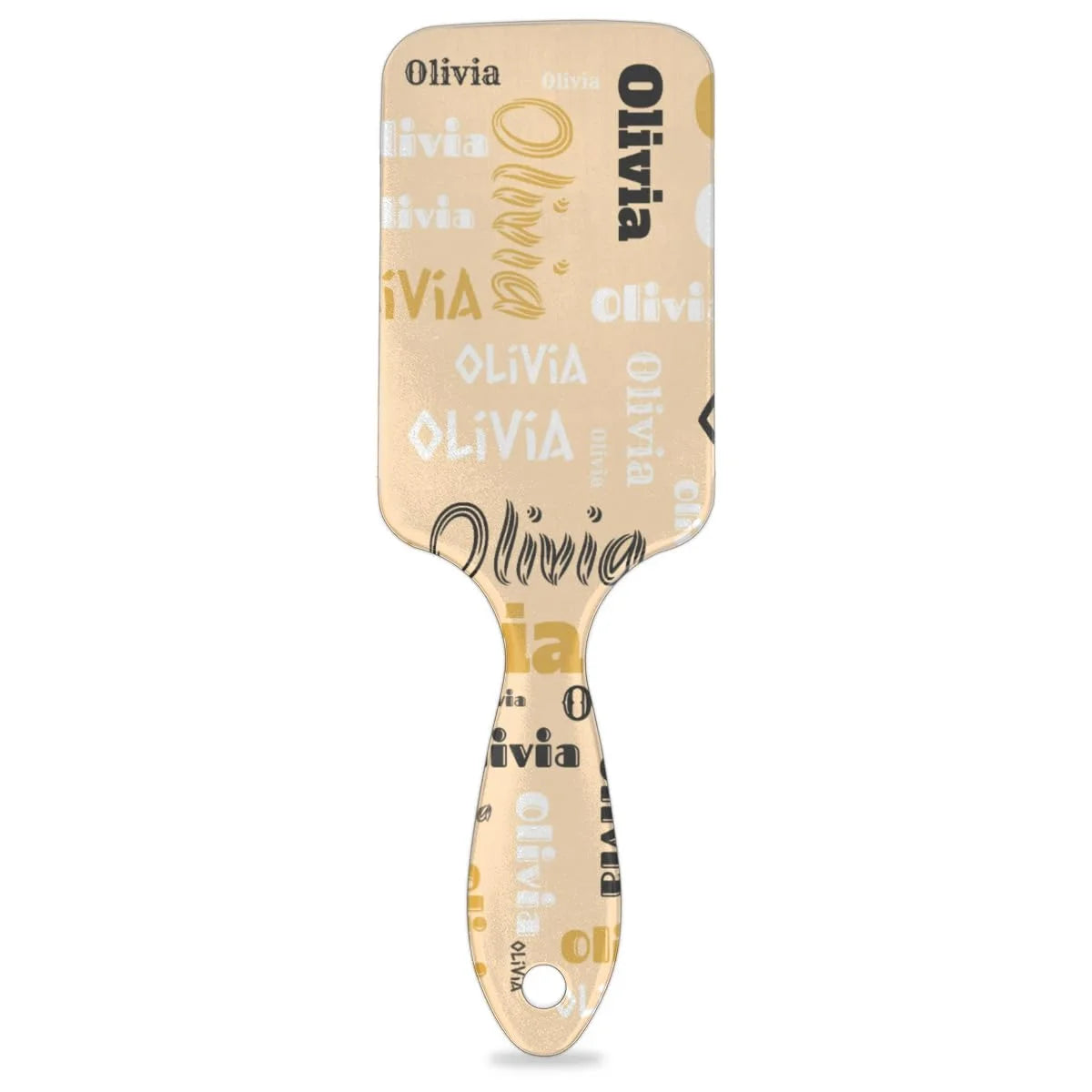 Personalized Name Hair Brush Detangler Brush Gifts for Women Man Custom Detangler-Hair-Brush Kids-Toddler-Girls for Travel All Hair Types