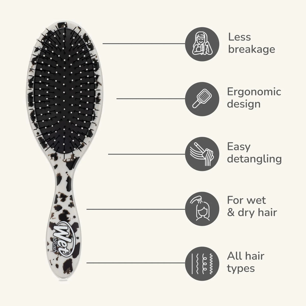Wet Brush Original Detangler Hair Brush,Amazon Exclusive Aqua-Ultra-Soft IntelliFlex Bristles-Detangling Hairbrush Glides Through Tangles-All_Hair Types(Wet&Dry Hair)-Women & Men,2 Count (Pack of 12)