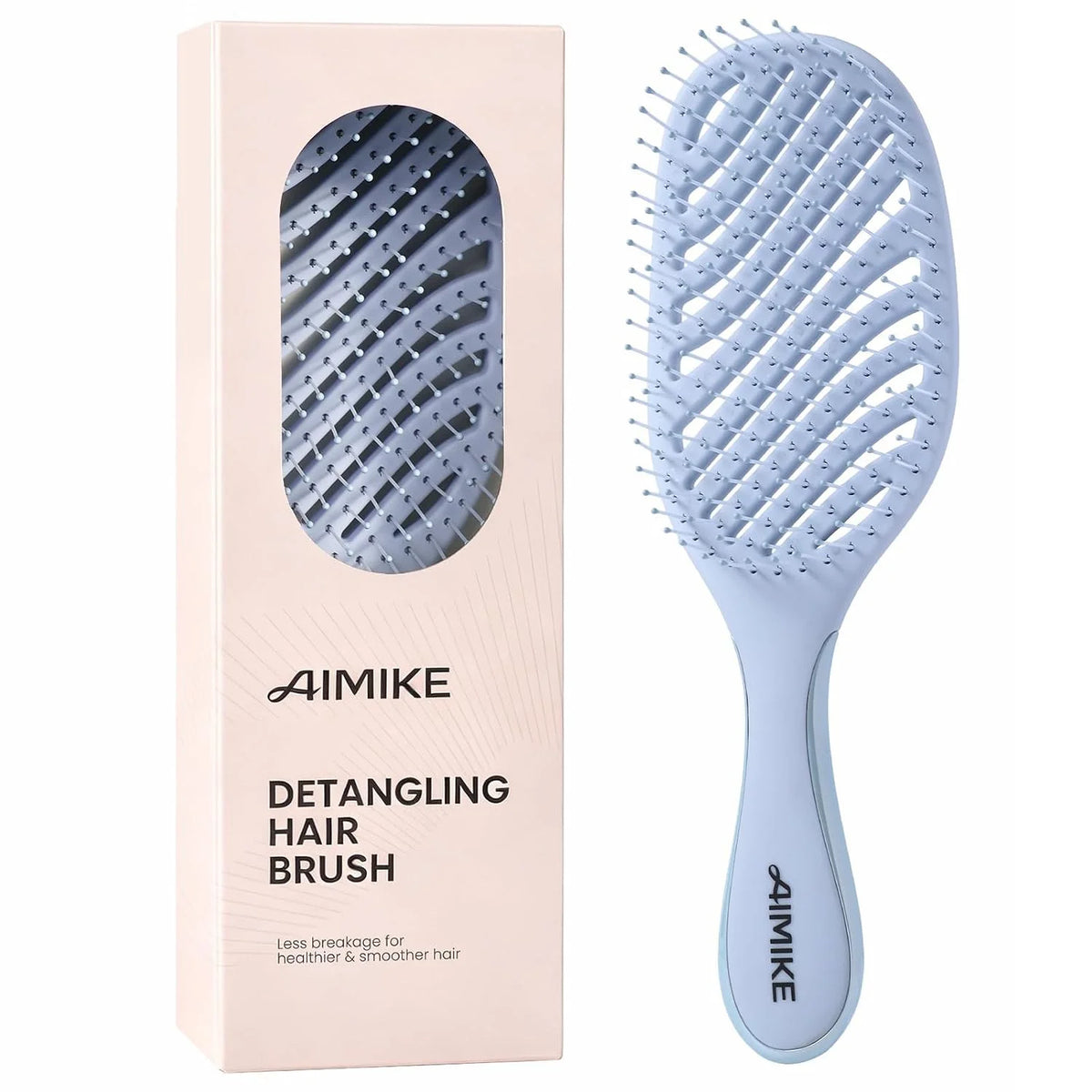 AIMIKE Vented Hair Brush for Fine Thin Hair, Gentle Detangler for Women