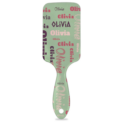 Personalized Name Hair Brush Detangler Brush Gifts for Women Man Custom Detangler-Hair-Brush Kids-Toddler-Girls for Travel All Hair Types