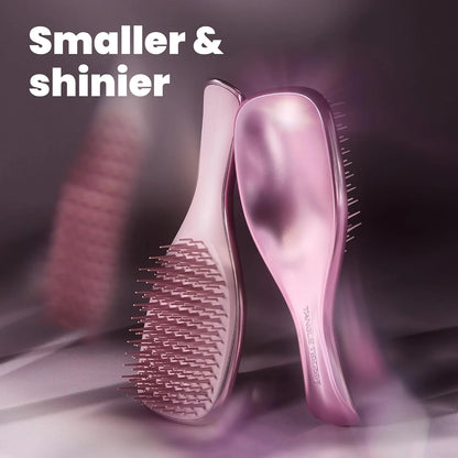 Tangle Teezer Chrome Ultimate Detangler Brush for Wet & Dry Hair, Eliminates Knots & Reduces Breakage for Straight to Curly Hair Types, Chocolate Bronze (Pack of 3)