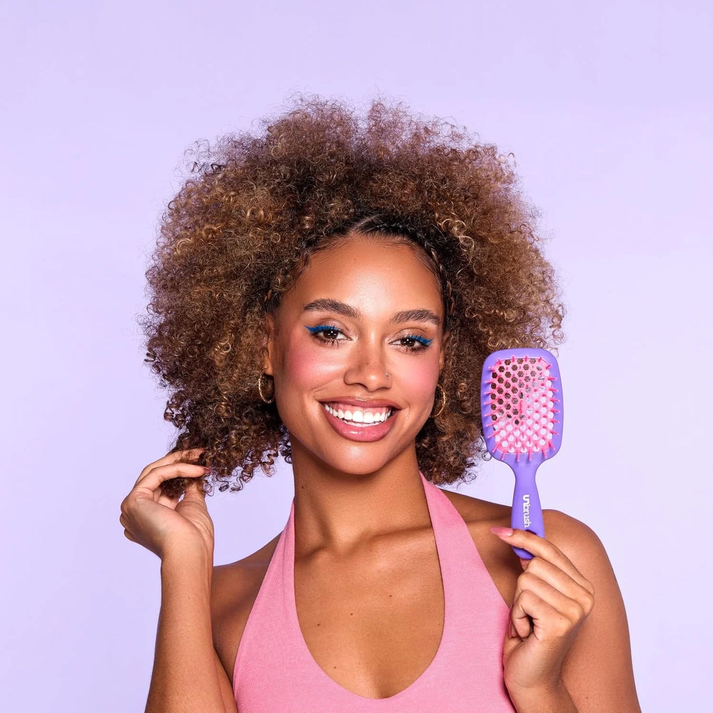 FHI Heat UNbrush Mini Detangling Brush for Wet & Dry Hair