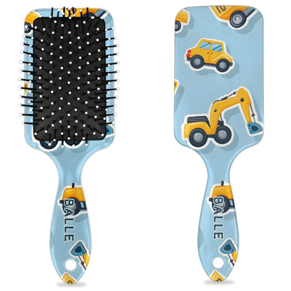 Personalized Cool-Rocket Detangler-Hair-Brush for Kids-Boys,Glides Through Tangles Comb,Custom Name Hair Brushes for All Hair Types Wet/Dry/Curly/Thick Hair,Dark Blue