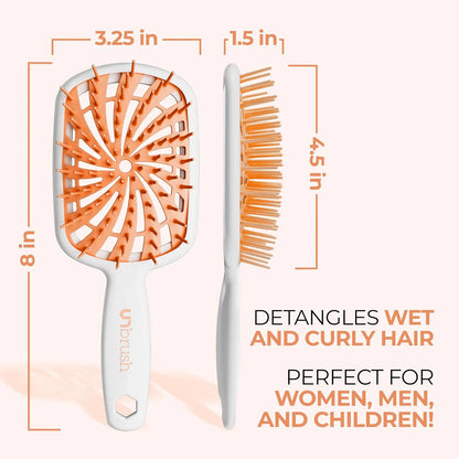 FHI Heat UNbrush Plus Ultra-Light Detangling Brush for Fine & Fragile Hair