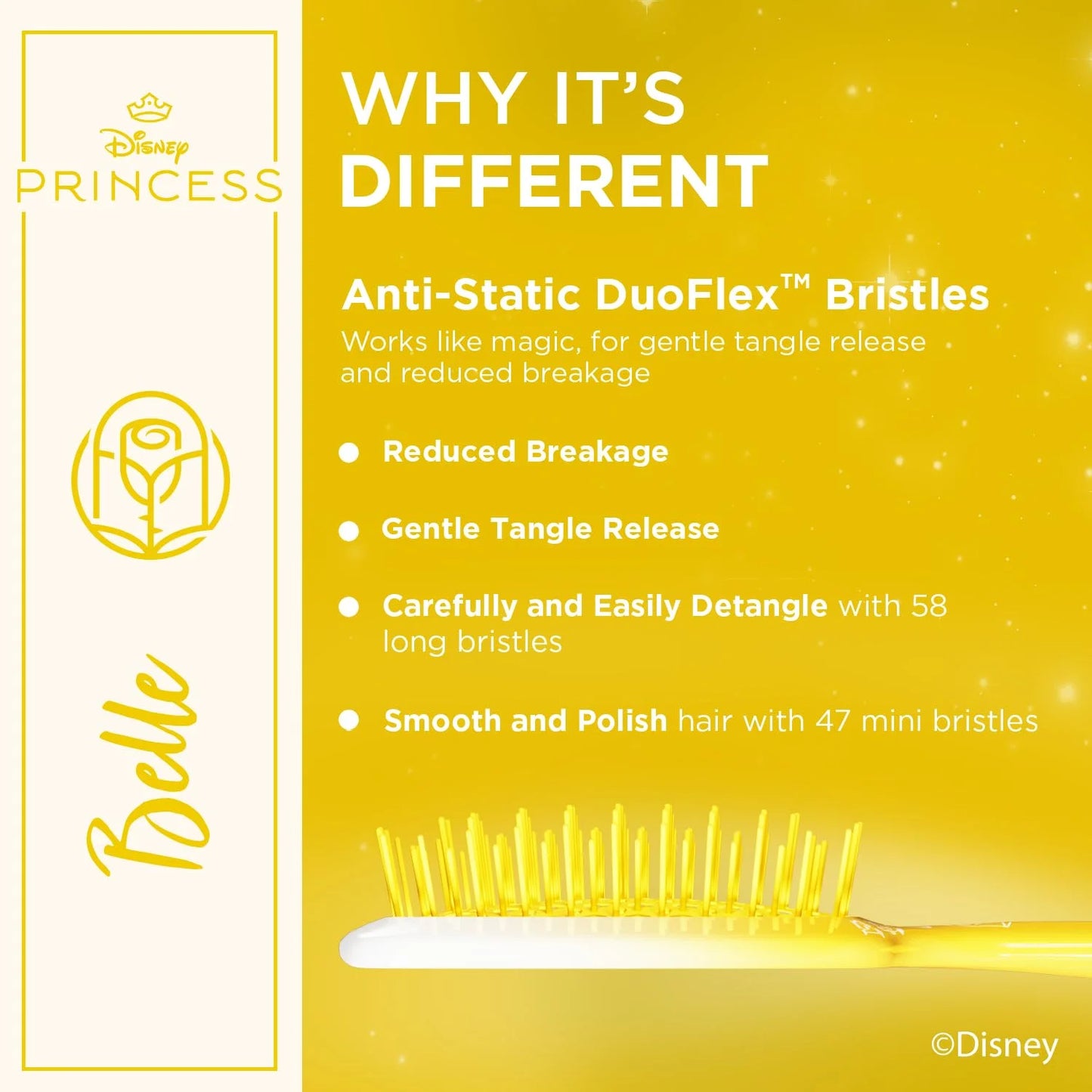FHI Heat UNbrush Detangling Hairbrush - Disney Princess