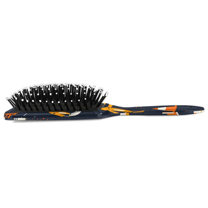 Personalized Cool-Rocket Detangler-Hair-Brush for Kids-Boys,Glides Through Tangles Comb,Custom Name Hair Brushes for All Hair Types Wet/Dry/Curly/Thick Hair,Dark Blue