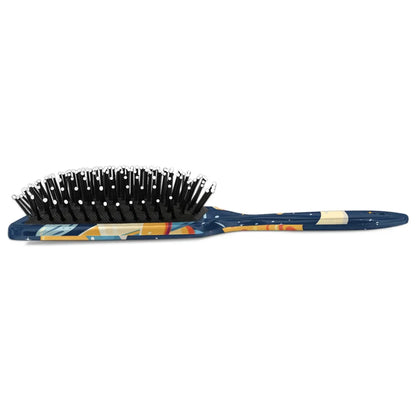 Personalized Cool-Rocket Detangler-Hair-Brush for Kids-Boys,Glides Through Tangles Comb,Custom Name Hair Brushes for All Hair Types Wet/Dry/Curly/Thick Hair,Dark Blue