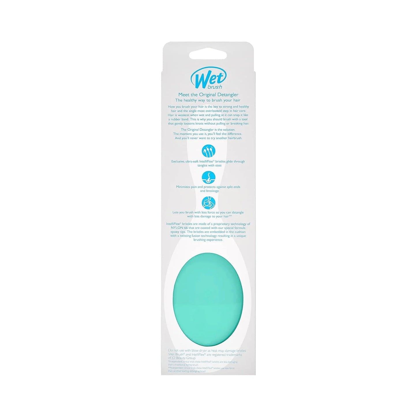 Wet Brush Original Detangler Hair Brush, Purple, For All Hair Textures