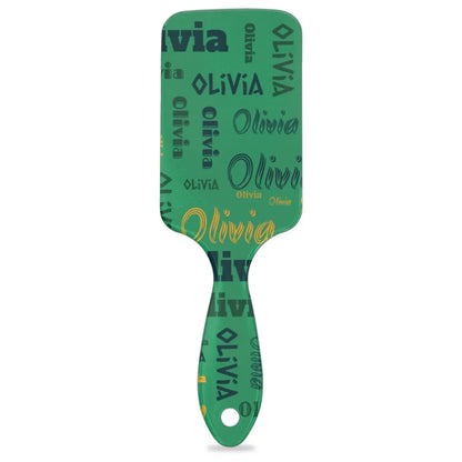 Personalized Name Hair Brush Detangler Brush Gifts for Women Man Custom Detangler-Hair-Brush Kids-Toddler-Girls for Travel All Hair Types