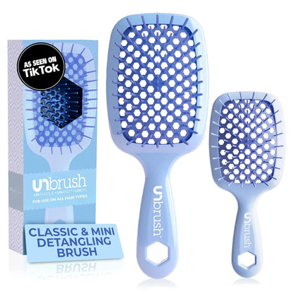 FHI Heat UNbrush Detangling Brush Combo Pack - Original + Mini