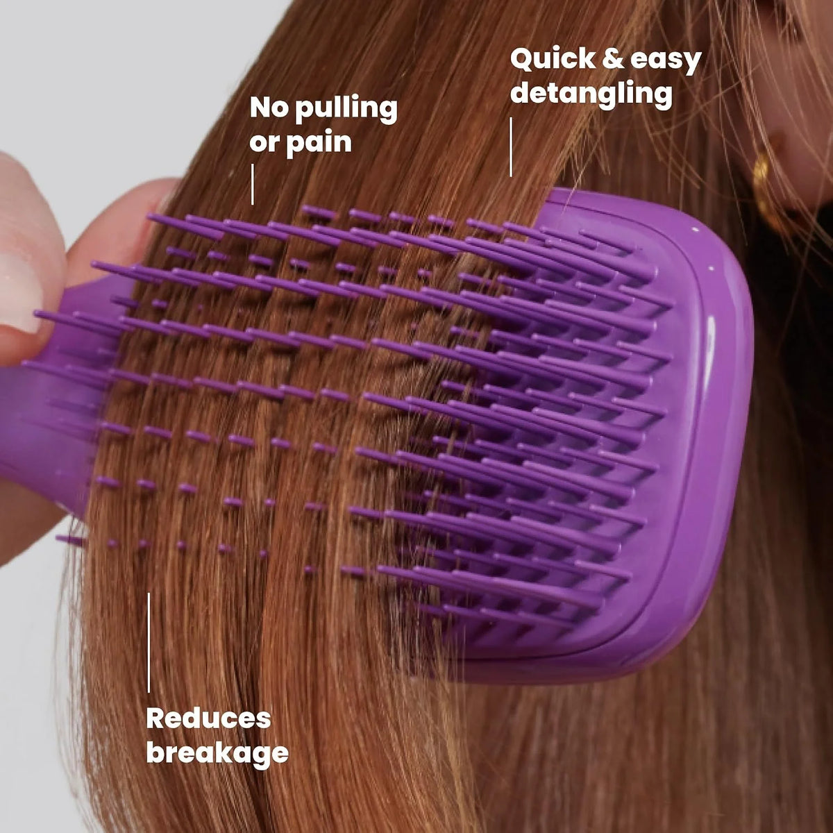 Tangle Teezer Ultimate Detangler Brush, Straight to Wavy, Cappuccino
