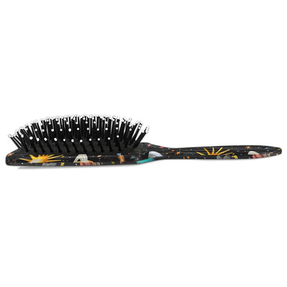 Personalized Cute Car Detangler-Hair-Brush for Kids Boys,Glides Through Tangles Comb,Custom Name Hair Brushes for All Hair Types Wet/Dry/Curly/Thick Hair,White 2