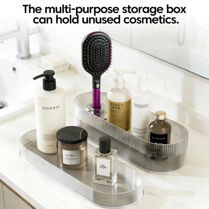 Anti-Static Detangling Hair Brush with Storage Box & Base, Rose Red