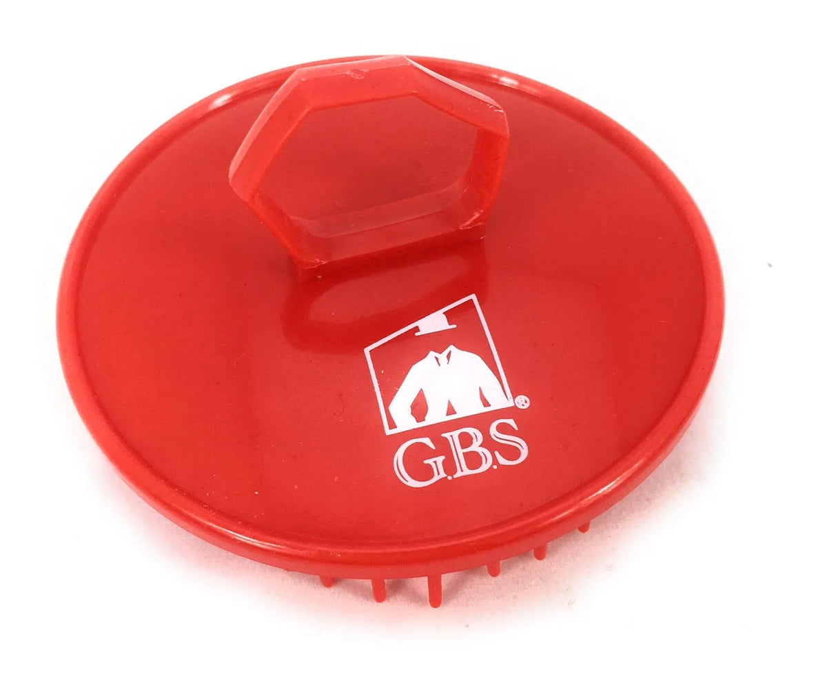 G.B.S Easy to Hold Hair Scalp Shampoo Brush Scrubber, 4 Black, 4 Red, Pack of 8