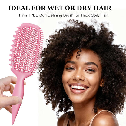 Curly Hair Brush, Curl Brush For Wet & Dry Hair,Curl Defining For Women&Men