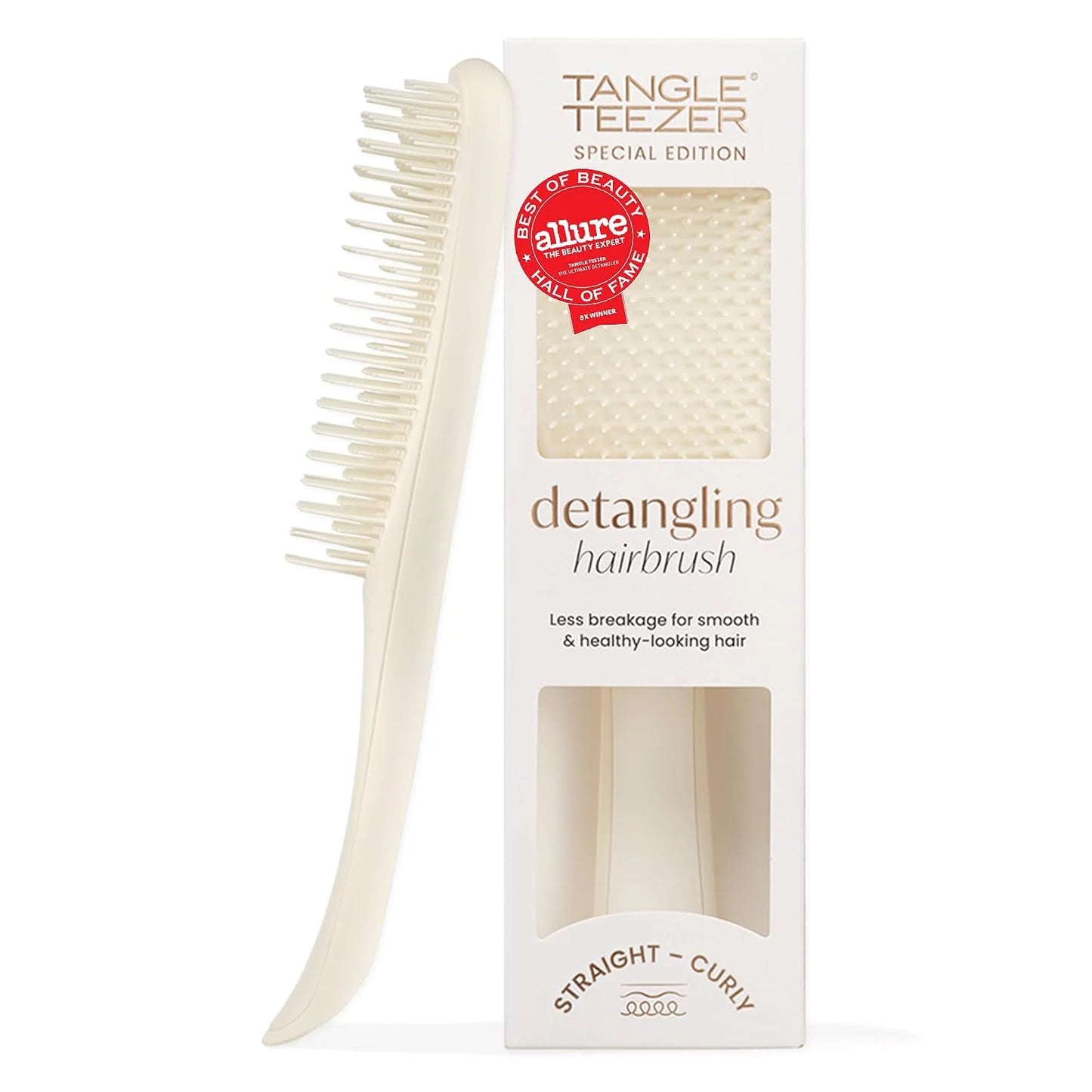 Tangle Teezer Matte Ultimate Detangler Brush, Straight to Curly, Olive