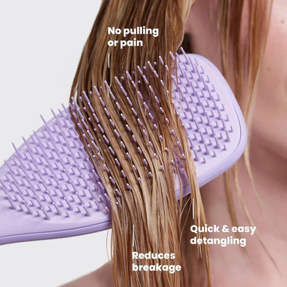 Tangle Teezer Fine Ultimate Detangler Brush for Fine Hair, Runway Pink