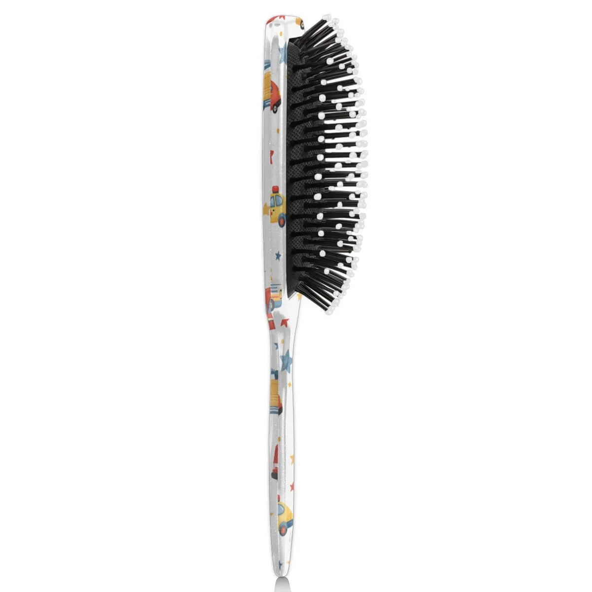 Personalized Cute Car Detangler-Hair-Brush for Kids Boys,Glides Through Tangles Comb,Custom Name Hair Brushes for All Hair Types Wet/Dry/Curly/Thick Hair,White 2