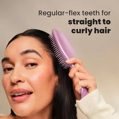 Tangle Teezer Chrome Ultimate Detangler Brush for Wet & Dry Hair, Eliminates Knots & Reduces Breakage for Straight to Curly Hair Types, Chocolate Bronze (Pack of 3)