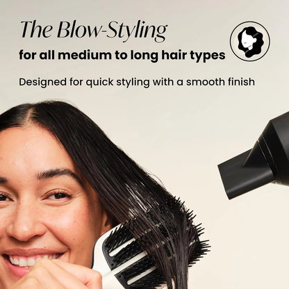 Tangle Teezer | The Blow Styling Smoothing Tool for Medium & Long Hair | Gentle and Fast Drying | Full Size
