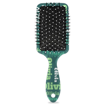 Personalized Name Hair Brush Detangler Brush Gifts for Women Man Custom Detangler-Hair-Brush Kids-Toddler-Girls for Travel All Hair Types