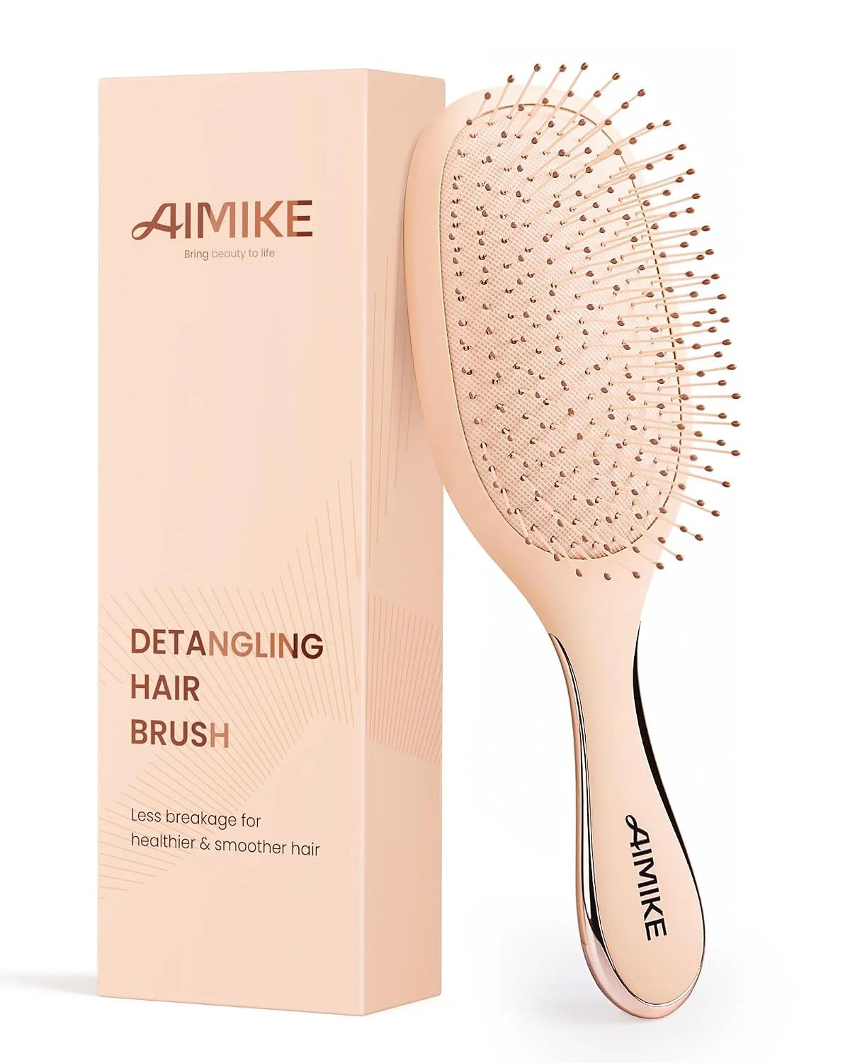 AIMIKE Paddle Hairbrush for Women & Kids Fine Hair, Wet & Dry