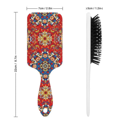 Air Cushion Comb for Massage Japanese Ocean Wave Fish Koifish Art, For Curly Long Thick Straight Hair, Women Girls Ladies