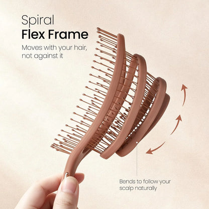 AIMIKE Vented Hair Brush for Fine Thin Hair, Gentle Detangler for Women