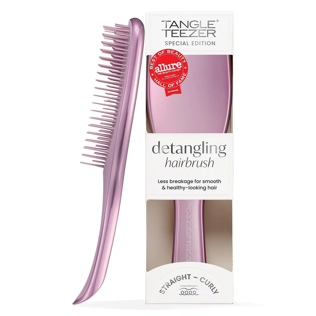 Tangle Teezer Chrome Ultimate Detangler Brush for Wet & Dry Hair, Eliminates Knots & Reduces Breakage for Straight to Curly Hair Types, Chocolate Bronze (Pack of 3)