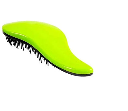 Detangler Brushes For Curly Straight Wavy Wet & Dry Thick or Thin Tangle Hair Women Men Kids Hairbrush Teezer Comb Sets (green)