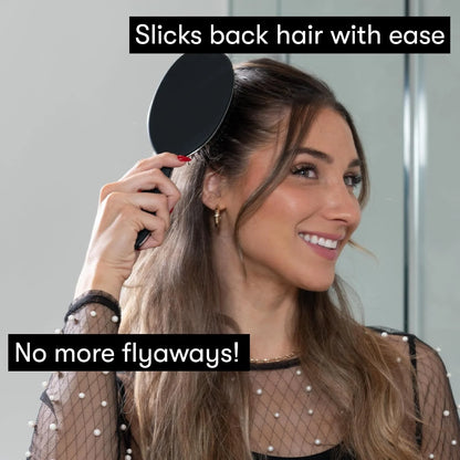 FRAMAR Soft Boar Bristle Hair Brush For Women, Boars Hair Brush For Women