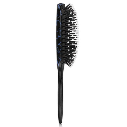 Personalized-Kids-Hair-Brush for Boy Girls Custom Gift Detangler Brush Soft Bristle Hair Brushes Travel Hair Brush for All Hair Types Christmas Hallowmas Spider Web Sliver Dot