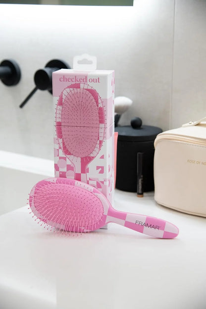 FRAMAR Wet Hair Brush Detangler, Detangling Hairbrush For Women – Giraffe