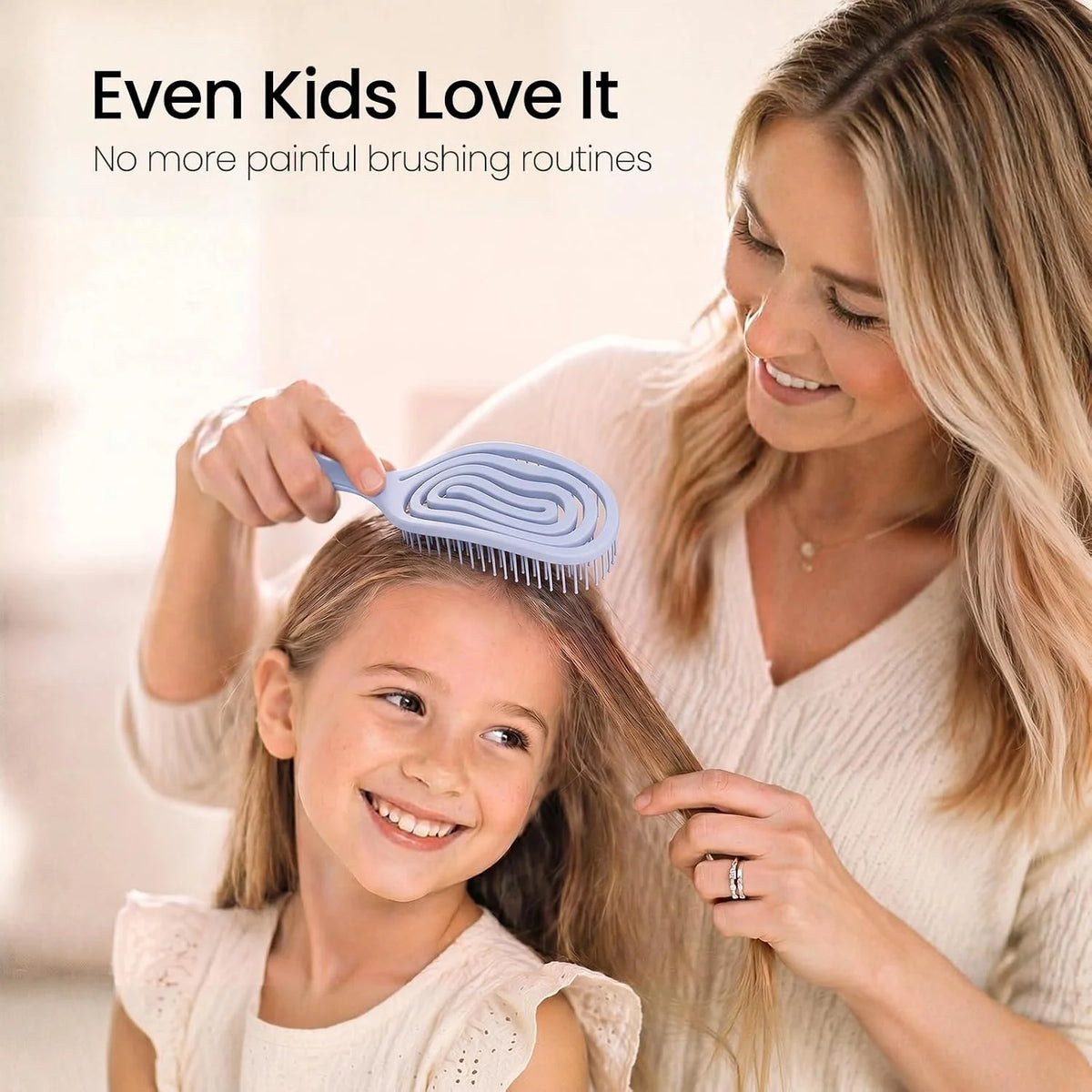 AIMIKE Vented Hair Brush for Fine Thin Hair, Gentle Detangler for Women