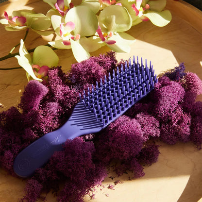 Yellow Detangler Brush by Felicia Leatherwood - For Kinky, Curly, Wavy 4c or Straight Hair - Tame Your Tangles Smooth Your Coils - Pain Free for All Ages