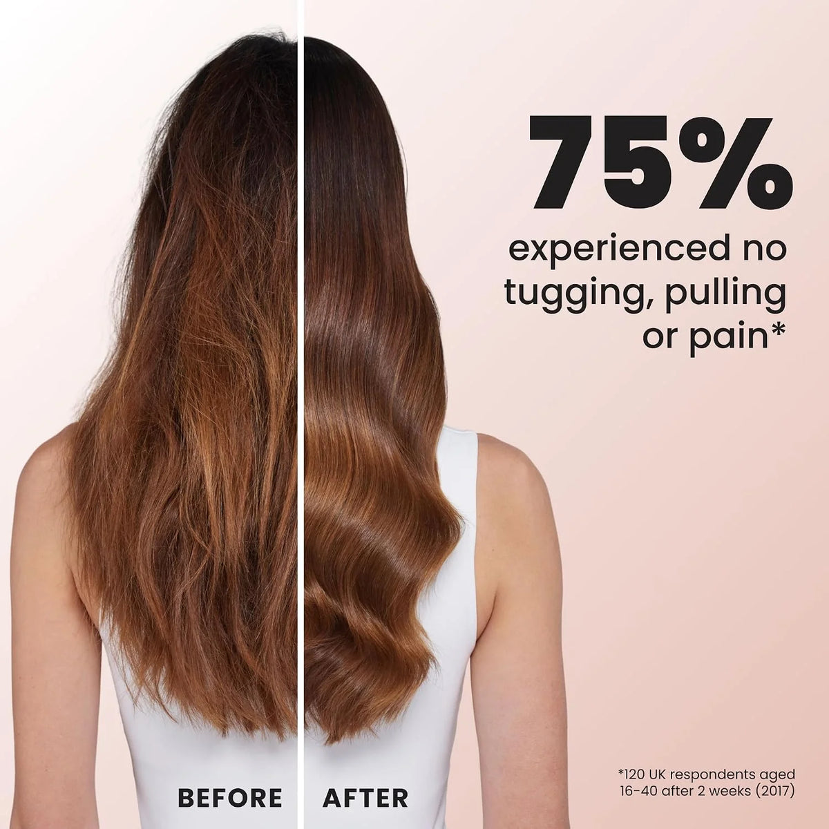 Tangle Teezer Ultimate Detangler Brush, Straight to Wavy, Cappuccino