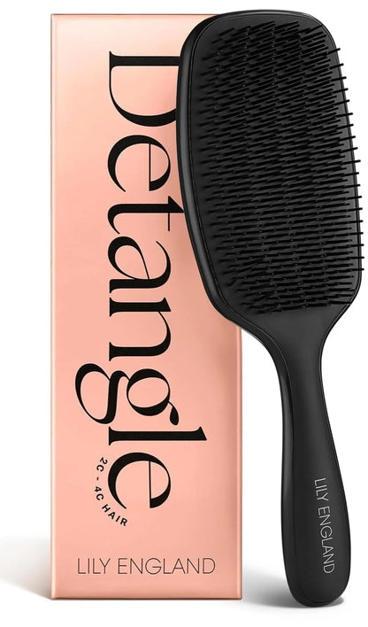Lily England Pink Hair Brush for Women Detangling for Curly Wet & Dry Hair