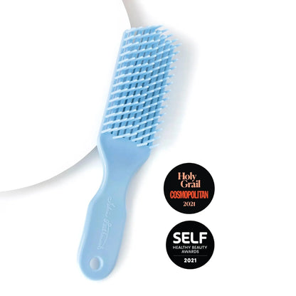 Yellow Detangler Brush by Felicia Leatherwood - For Kinky, Curly, Wavy 4c or Straight Hair - Tame Your Tangles Smooth Your Coils - Pain Free for All Ages