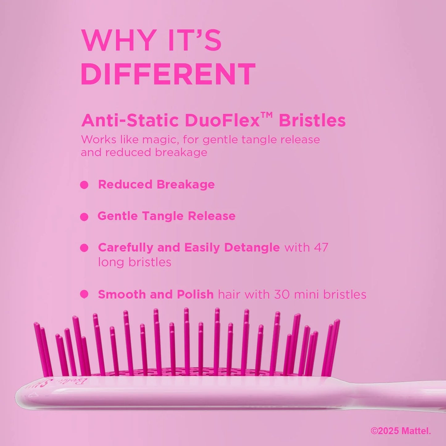 FHI Heat UNbrush Barbie Detangling Brush Duo - Style Icon - Yellow