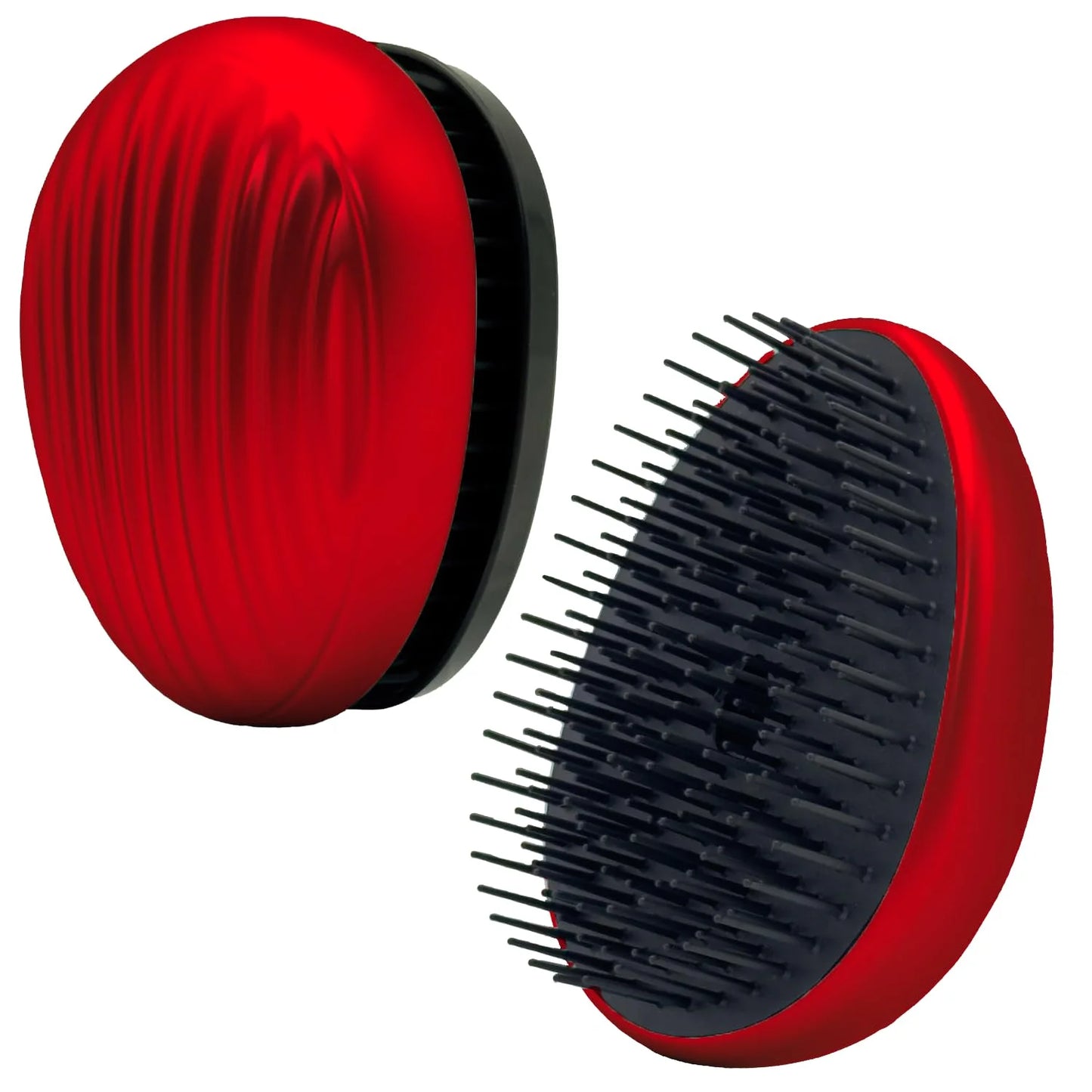 WYNK Mini Travel Detangling Hairbrush Detangler with Cover, Champagne Gold
