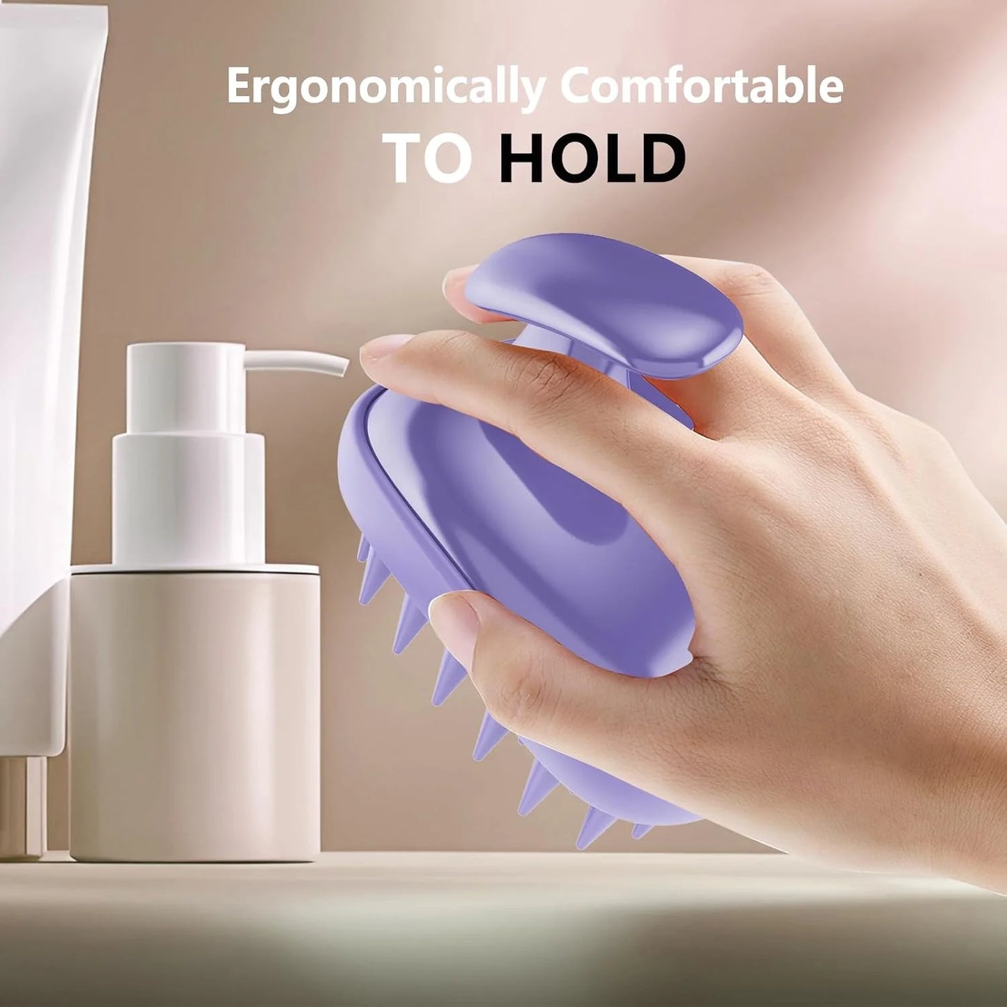 Scalp Scrubber Massager Shampoo Brush,Exfoliator for Dandruff & Hair Growth